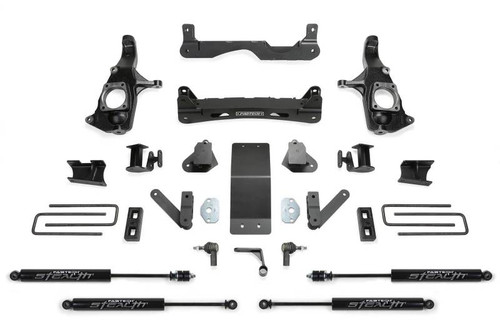 Fabtech 11-19 GM 3500HD 2WD/4WD 4in Basic Sys w/Stealth Shks - K1123M