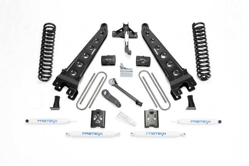 Fabtech 05-07 Ford F250 4WD w/Factory Overload 6in Rad Arm Sys w/Coils & Perf Shks - K20111