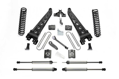 Fabtech 05-07 Ford F250 4WD w/o Factory Overload 6in Rad Arm Sys w/Coils & Dlss Shks - K2011DL