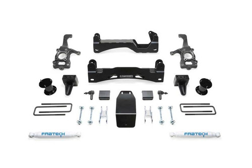 Fabtech 15-20 Ford F150 4WD 6in Basic Sys w/Perf Shks - K2194
