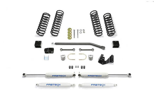 Fabtech 07-18 Jeep JK 2-Door 3in Sport Ii w/Perf Shocks - K4085