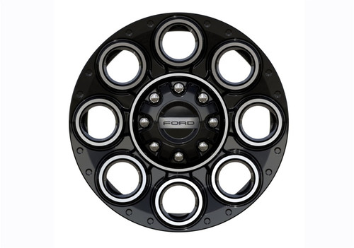 Ford Racing 05-24 Super Duty 20x8in Single Wheel - Black w/Machined Face - M-1007-S2008GBM