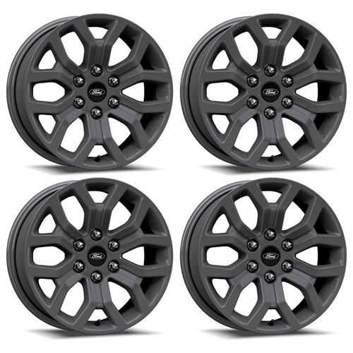 Ford Racing 15-22 F-150 18x7.5in Matte Gray Wheel Kit - M-1007K-1875G