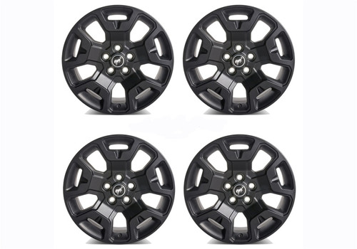 Ford Racing 2021+ Bronco Sport 17in Low Gloss Black Wheel Kit - M-1007K-S17BSB