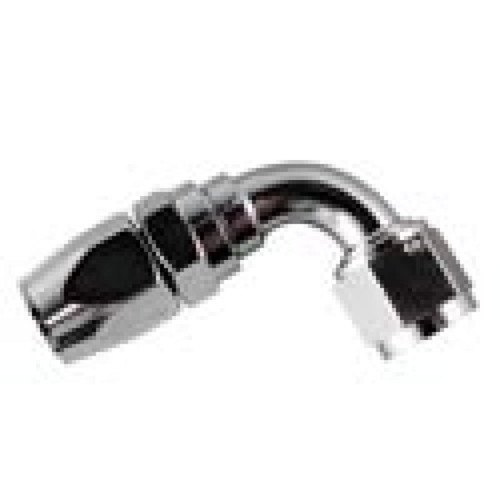 Fragola -10AN x 90 Degree Pro-Flow Hose End Chrome - 229010-CH