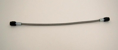 Fragola -2AN Brake Line w/ -3AN Black Alum. Nuts 16in - 290016-BL