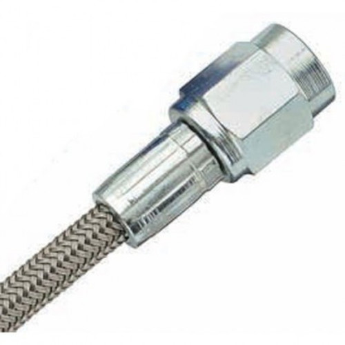 Fragola -2AN Brake Line w/ -3AN Steel Nuts 40in - 290040