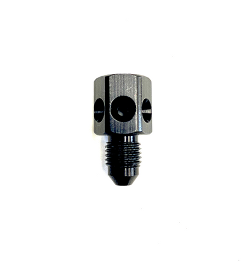 Fragola Fire Nozzle -4AN x 3 Port - 486003-BL