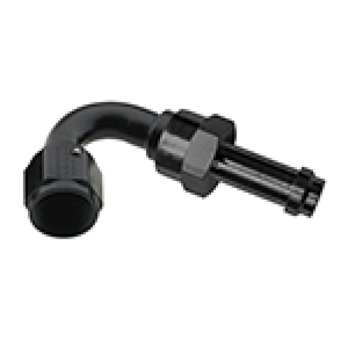 Fragola -8AN 120 Degree EZ Street Hose End Black - 751208-BL