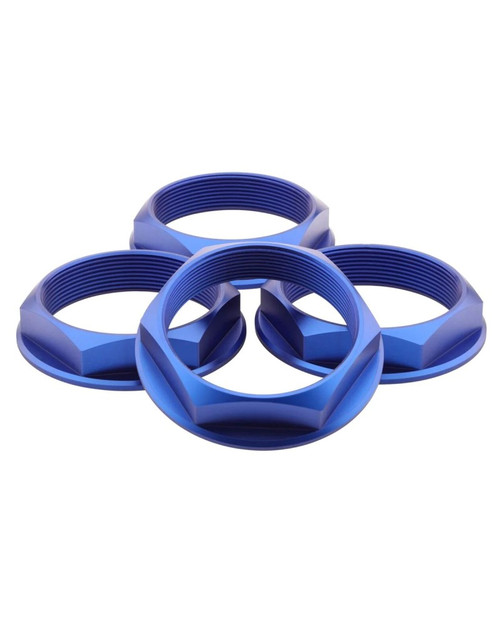 fifteen52 Super Touring Nut V2 - Anodized Blue w/ Satin Clear - Set of 4 - 52-ST-NUT-V2- BLUE-SET