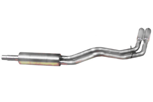 Gibson 98-01 Dodge Ram 1500 Laramie 3.9L 2.5in Cat-Back Dual Sport Exhaust - Aluminized - 6100