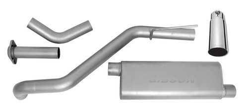 Gibson 05-07 Jeep Grand Cherokee Laredo 4.7L 3in Cat-Back Single Exhaust - Stainless - 617404