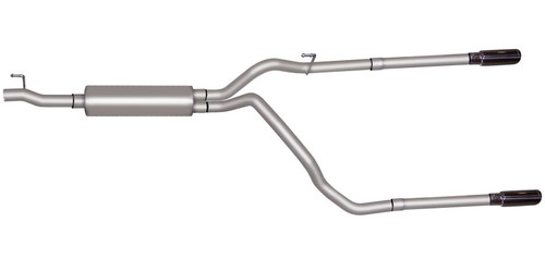 Gibson 2003 Dodge Ram 1500 SLT 5.7L 2.5in Cat-Back Dual Split Exhaust - Stainless - 66515