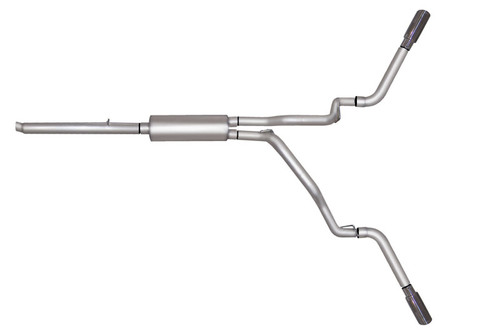 Gibson 05-07 Dodge Dakota Laramie 3.7L 2.5in Cat-Back Dual Extreme Exhaust - Stainless - 66540