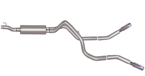 Gibson 06-08 Dodge Ram 1500 Laramie 5.7L 2.5in Cat-Back Dual Extreme Exhaust - Stainless - 66550