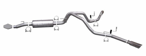 Gibson 05-08 Ford F-150 FX4 5.4L 2.5in Cat-Back Dual Extreme Exhaust - Stainless - 69012