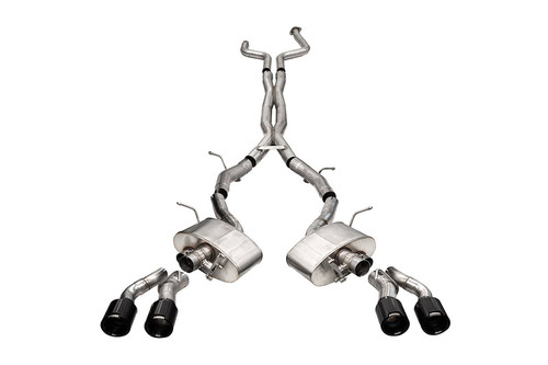 Corsa Xtreme Valved Catback Exhaust w. Black Carbon Fiber Tips - 20-25 Cadillac CT5-V Corsa Xtreme Valved Catback Exhaust w. Black Carbon Fiber Tips - 20-25 Cadillac CT5-V