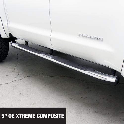 Go Rhino 17-20 Ford F-250/F-350 SD 5in OE Xtreme Composite Complete Kit w/Sidesteps + Brkts - 685415580CC