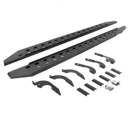 Go Rhino 05-22 Toyota Tacoma DC 4DR RB20 Slim Running Boards Kit (Incl. Brackets) - Tex. Blk - 69442987SPC User 1
