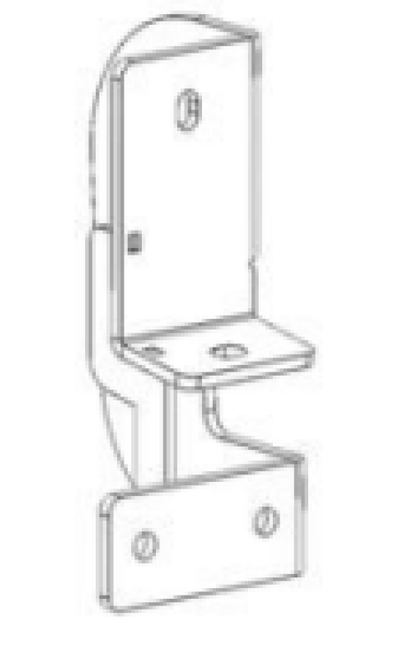 Go Rhino 19-20 Chevrolet Silverado 1500 Brackets for Dominator Extreme SideSteps - D64049TK