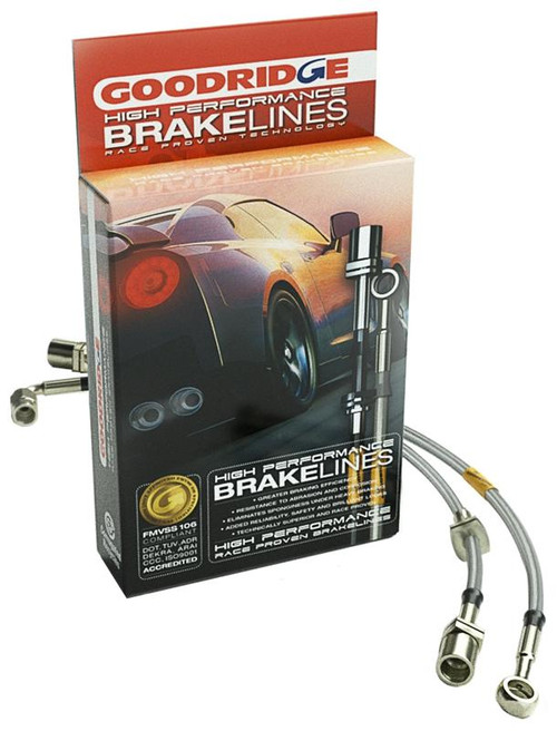Goodridge 96-98 Plymouth Neon (Rear Disc) Stainless Steel Brake Lines - 12405 Photo - Primary