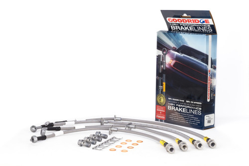 Goodridge 13-15 Subaru Crosstrek XV (All Models) SS Brake Line Kit - 24229