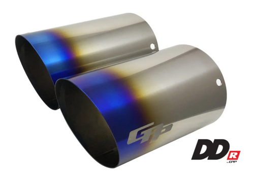 GReddy DD-R Burnt Titanium Tips L=170mm (Pair) - 11002602 User 1