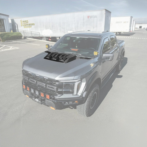EOS Carbon Fiber Hood Vent & Side Trim Covers  - 2021+ Gen 3 Ford Raptor