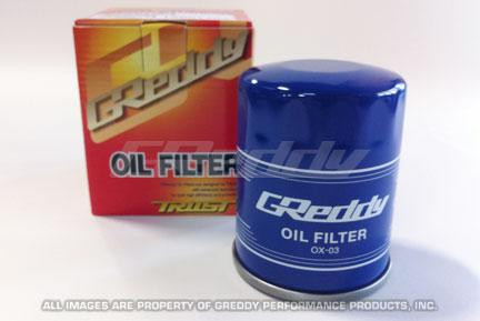 GReddy OX-03 Oil Filter - 3/4 -16UNF Inlet/ 65mm Diameter/90mm Tal - 13901103 Photo - Primary