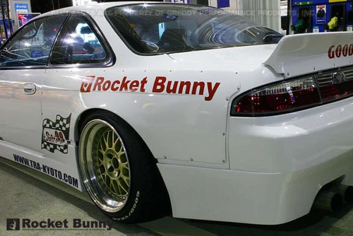 GReddy 95-98 Nissan 240SX Rocket Bunny S14 V1 Front Bumper - 17020251 Photo - Primary