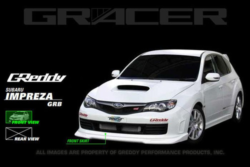 GReddy 08+ WRX & STi Front Lip Spoiler  ** Must ask/call to order** - 17060054 Photo - Primary