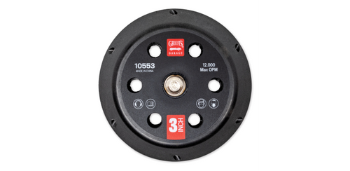 Griots Garage 3in Vented Random Orbital Backing Plate - 10553