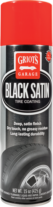 Griots Garage Black Satin Tire Coating - 15oz (Aerosol) - 10951