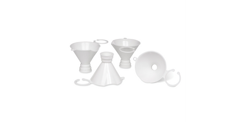 Griots Garage Threaded Bottle-Top Funnels (Set of 4) - 44638