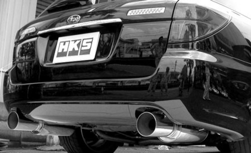 HKS 05-07 Subaru Legacy GT (JDM Model Only) Silent Hi-Power Dual Exhaust - 31019-AF019