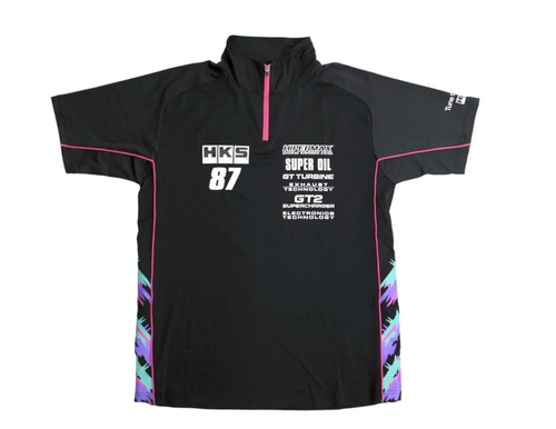 HKS TEAM HALF ZIP POLO SHIRT 2025 L - 51007-AK698 User 1