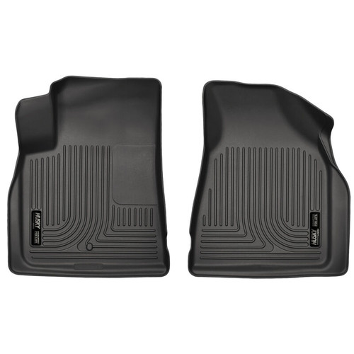 Husky Liners 09-14 Chevy Traverse/07-14 GMC Acadia Weatherbeater Black Front Floor Liners - 18211