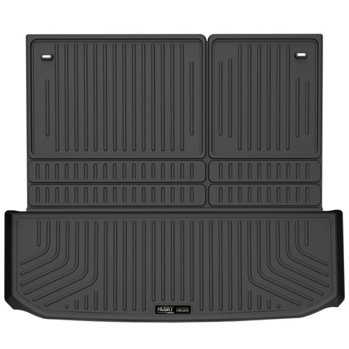 Husky Liners 2022 Nissan Pathfinder (Folds Up/Down w/3rd Row) WeatherBeater Cargo Liner - Blk - 25701