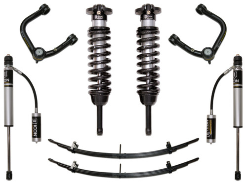 ICON 05-15 Toyota Tacoma 0-3.5in/2016+ Toyota Tacoma 0-2.75in Stg 3 Suspension System w/Tubular Uca - K53003T