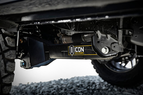 ICON 2023 Ford F250/F350 2.5-3in Stage 5 Coilover Conversion System w/ Radius Arms/ Expansion Packs - K63165RL Photo - Mounted