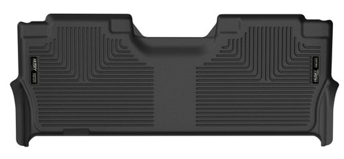 Husky Liners 21-23 Ford F-150 CC SC / 2017 F-250 SD CC X-Act Contour Rear Floor Liners - Black - 53381