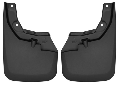 Husky Liners 16-22 Toyota Tacoma w/ OE Fender Flares Custom Molded Front Mud Guards - Black - 56941