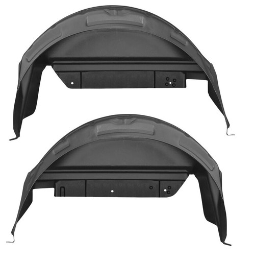 Husky Liners 11-14 Ford F-250/F-350 Super Duty Black Rear Wheel Well Guards - 79111