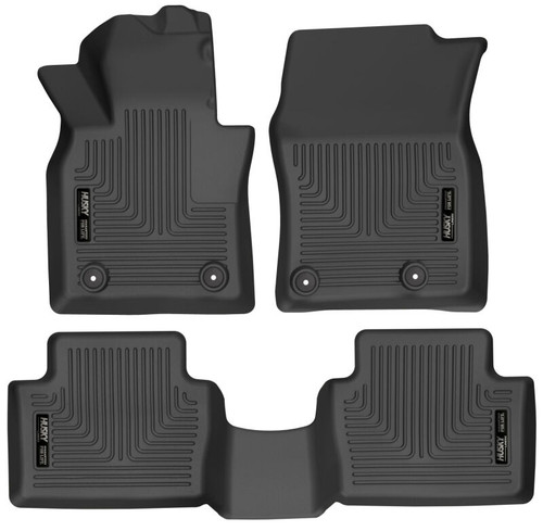 Husky Liners 19-22 Mazda 3 / 20-22 CX-30 WeatherBeater Front & 2nd Seat Floor Liners - Black - 95121