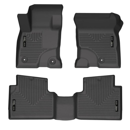 Husky Liners 2022 Ford Escape Hybrid Black Front & 2nd Seat Floor Liners - 95561