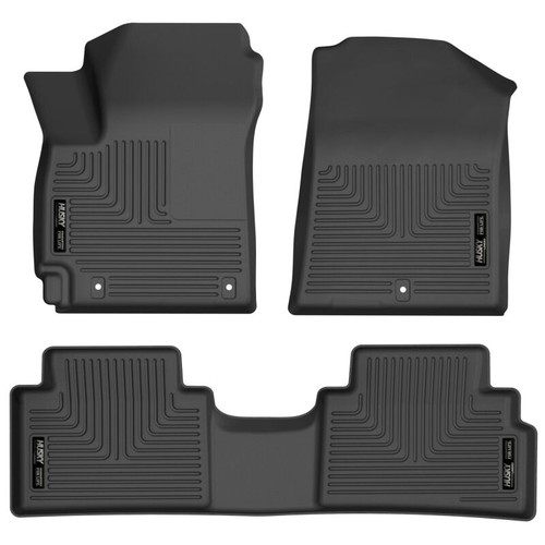 Husky Liners 20-21 Kia Soul Weatherbeater Series Front & 2nd Seat Floor Liners - Black - 95761