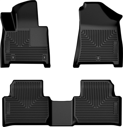 Husky Liners 2024 Hyundai Santa Fe Weatherbeater Front & 2nd Seat Floor Liner - Black - 95961