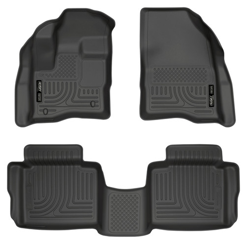 Husky Liners 10-13 Ford Taurus WeatherBeater Combo Black Floor Liners - 98701