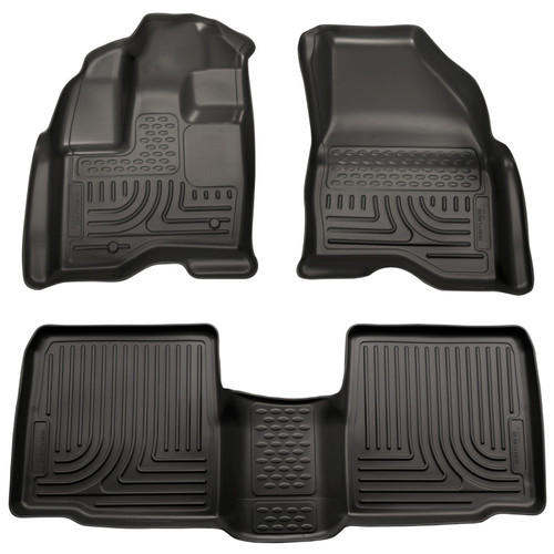 Husky Liners 09-13 Lincoln MKS WeatherBeater Combo Black Floor Liners - 98731