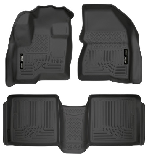 Husky Liners 09-12 Ford Flex/10-12 Lincoln MKT WeatherBeater Combo Black Floor Liners - 98741
